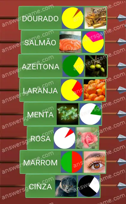 Respostas ao jogo Word Logic Castelo 2 Misturas de cores