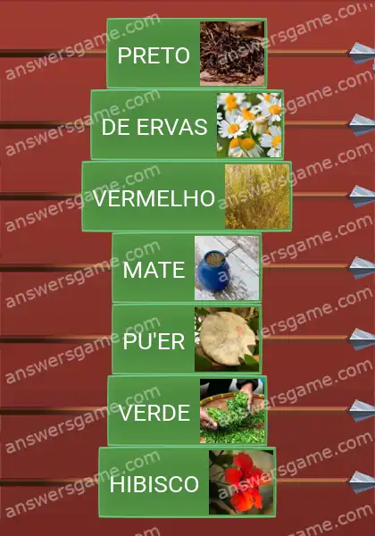 Respostas ao jogo Word Logic Castelo 2 Uma xícara de chá