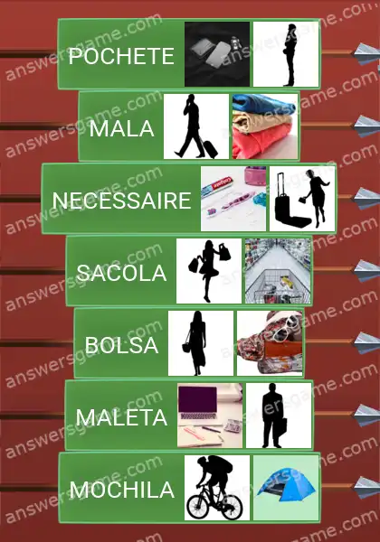 Respostas ao jogo Word Logic Castelo 2 Uma bolsa para cada ocasião