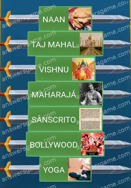 Respostas ao jogo Word Logic Castelo 2 Caminho para a Índia