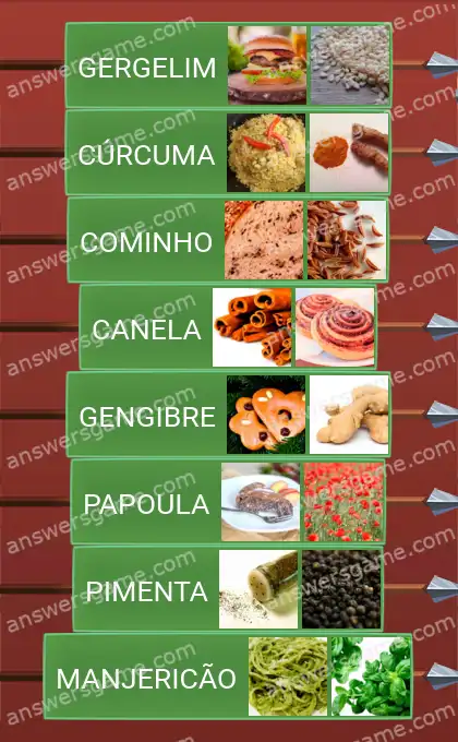 Respostas ao jogo Word Logic Castelo 2 Sabor em abundância