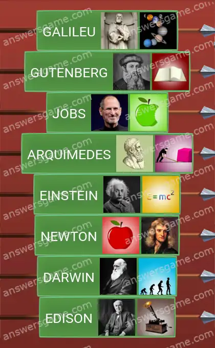 Respostas ao jogo Word Logic Castelo 2 Verdadeiros inventores