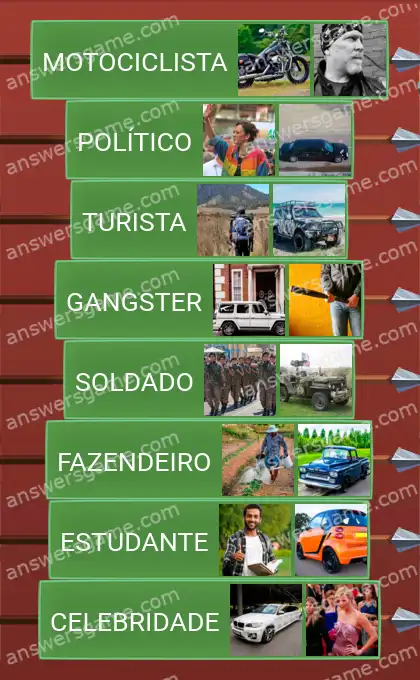 Respostas ao jogo Word Logic Castelo 2 Veículo e proprietário