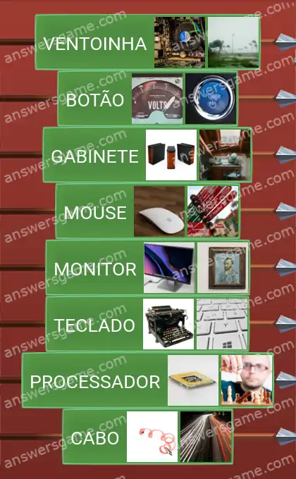 Respostas ao jogo Word Logic Castelo 3 Dentro do PC