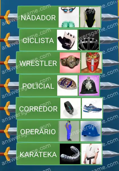 Respostas ao jogo Word Logic Castelo 3 Uniforme