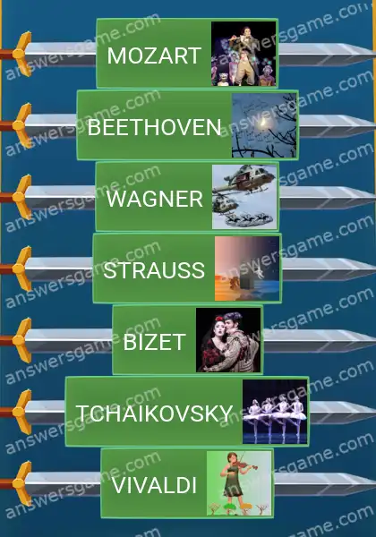 Respostas ao jogo Word Logic Castelo 3 Compositores