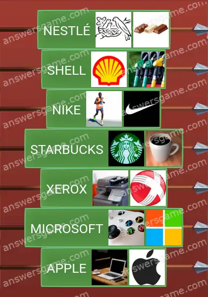 Respostas ao jogo Word Logic Castelo 3 Marcas comerciais