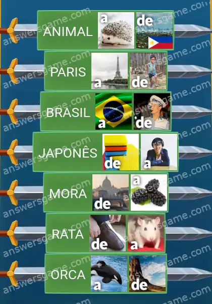 Respostas ao jogo Word Logic Castelo 3 Letras desordenadas