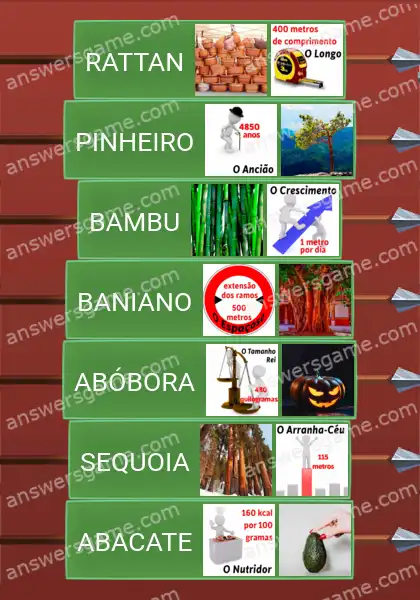 Respostas ao jogo Word Logic Castelo 3 Planta recorde