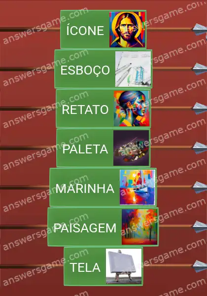 Respostas ao jogo Word Logic Castelo 3 Pintura