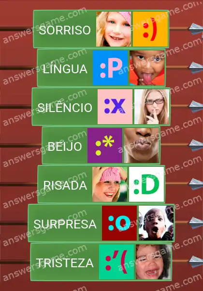 Respostas ao jogo Word Logic Castelo 3 Emoticons