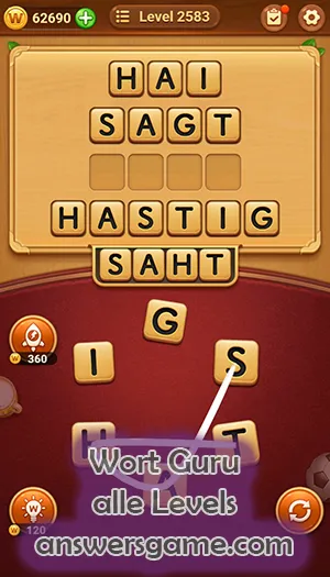 Wort Guru Lösungen 2